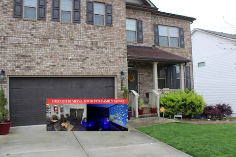 Relaxing 6 Bedrooms Home /w media room
