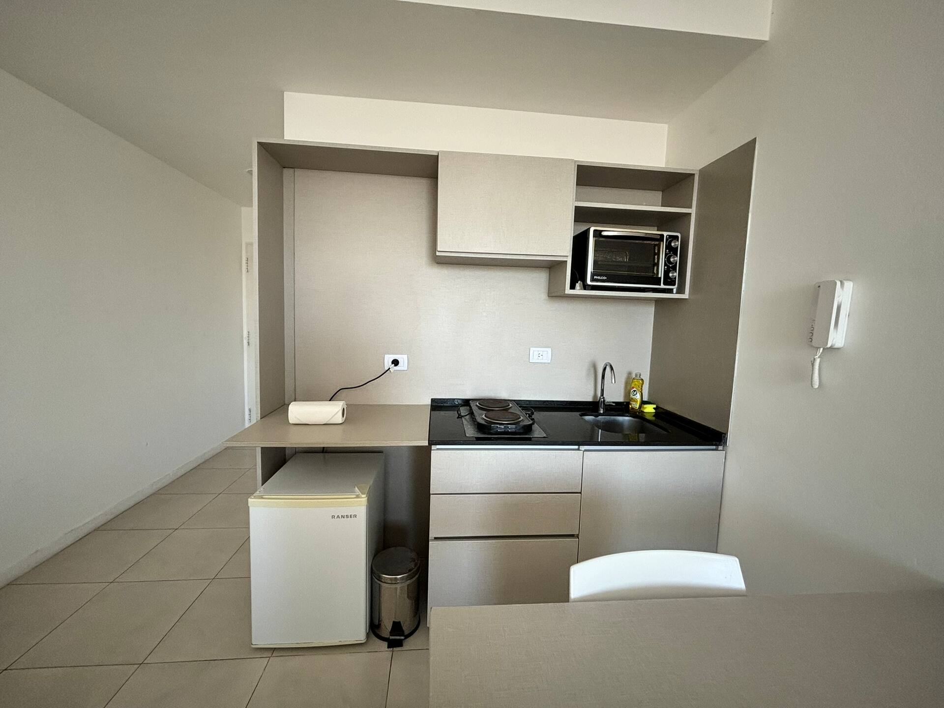 Studio apartment with balcony in San Nicolás
