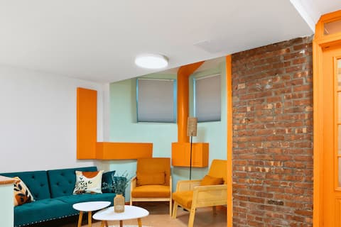 Popular Airbnb listing: Private Garden Getaway: Cozy & Chic , Near Subway in Hamilton Heights Sugar Hill