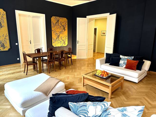 Große Altbauwohnung am Schloss Belvedere