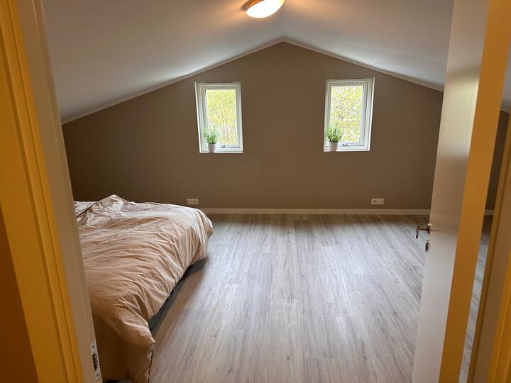 1 cama individual y 1 cama doble (se puede convertir en 2 camas individuales) 