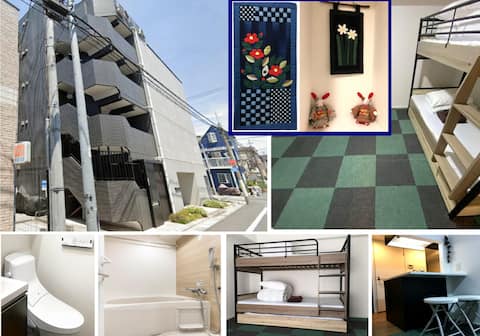A studio apartment is near Haneda Airport.