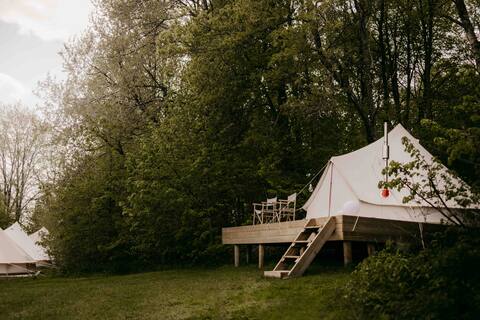 Romantic glamping suite inc. breakfast - Dungen