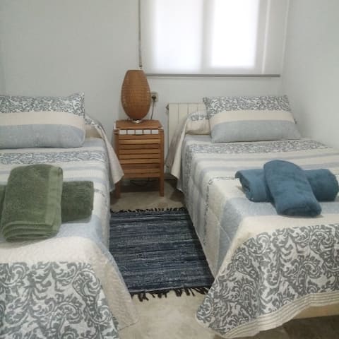 Quiet, bright room