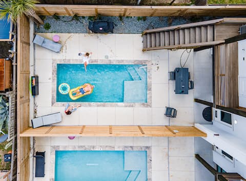 Carolina's Perfection: Heated Pool w/ Rooftop Spa