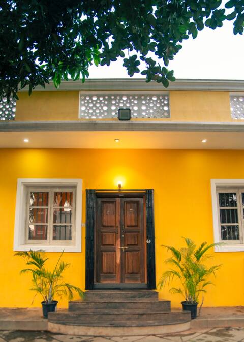 Family 2BHK stay private swimming pool-Auroville