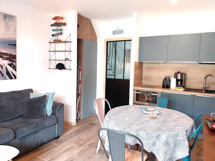 Cottage, Plage à Pied + Piscine Partagée - Batz-sur-Mer