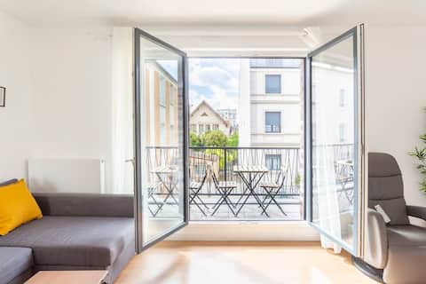 102 - 3 rooms, Parking, 10 min to Paris and Airports