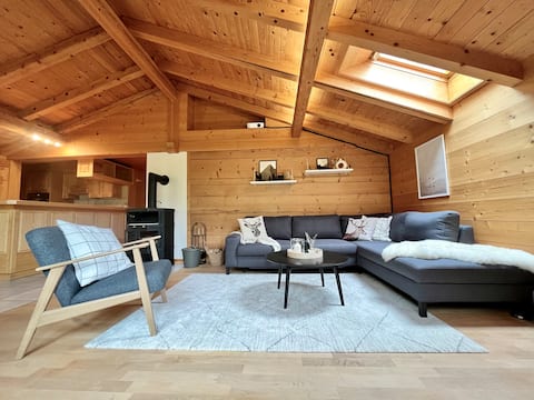 central, cozy swissstyle apartement I mountainview