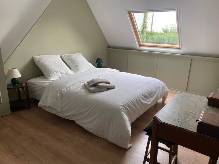 Chambre Verte à La Part Entière - Villers-sur-Mer