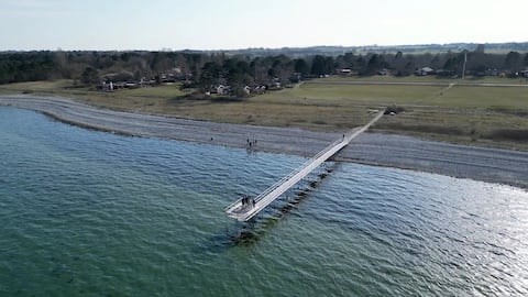 Classic summer house 150 m from the sea/swimming pier