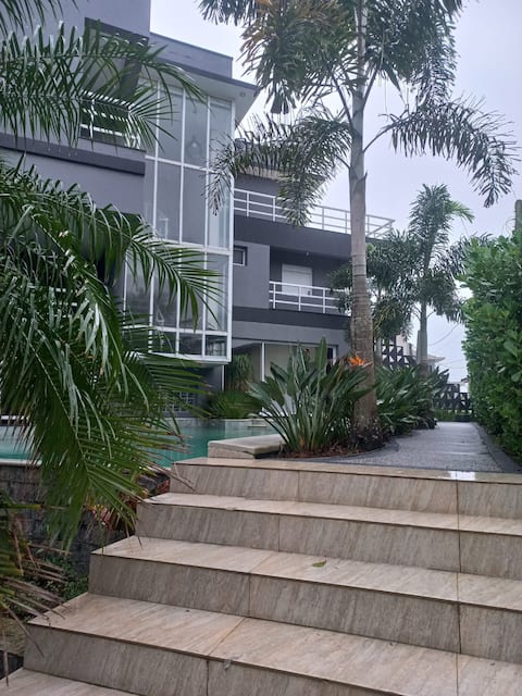 Your family 100 steps from the sea