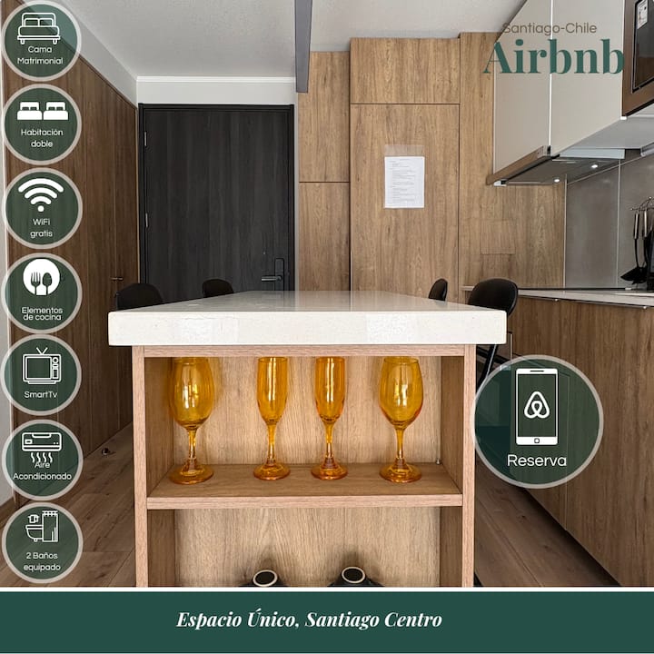 Departamento Centrico | Santiago Centro - Providencia