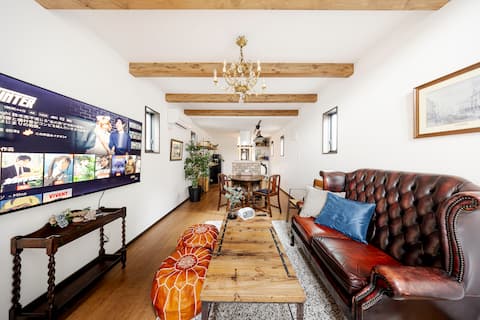 Newly opened in June! Entire villa for up to 10 people [Antiques Gifu Station East] 10-minute walk f