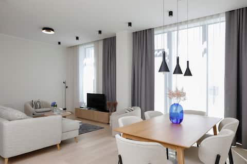 Exclusive 3-Bedroom Penthouse with Sauna & Terrace