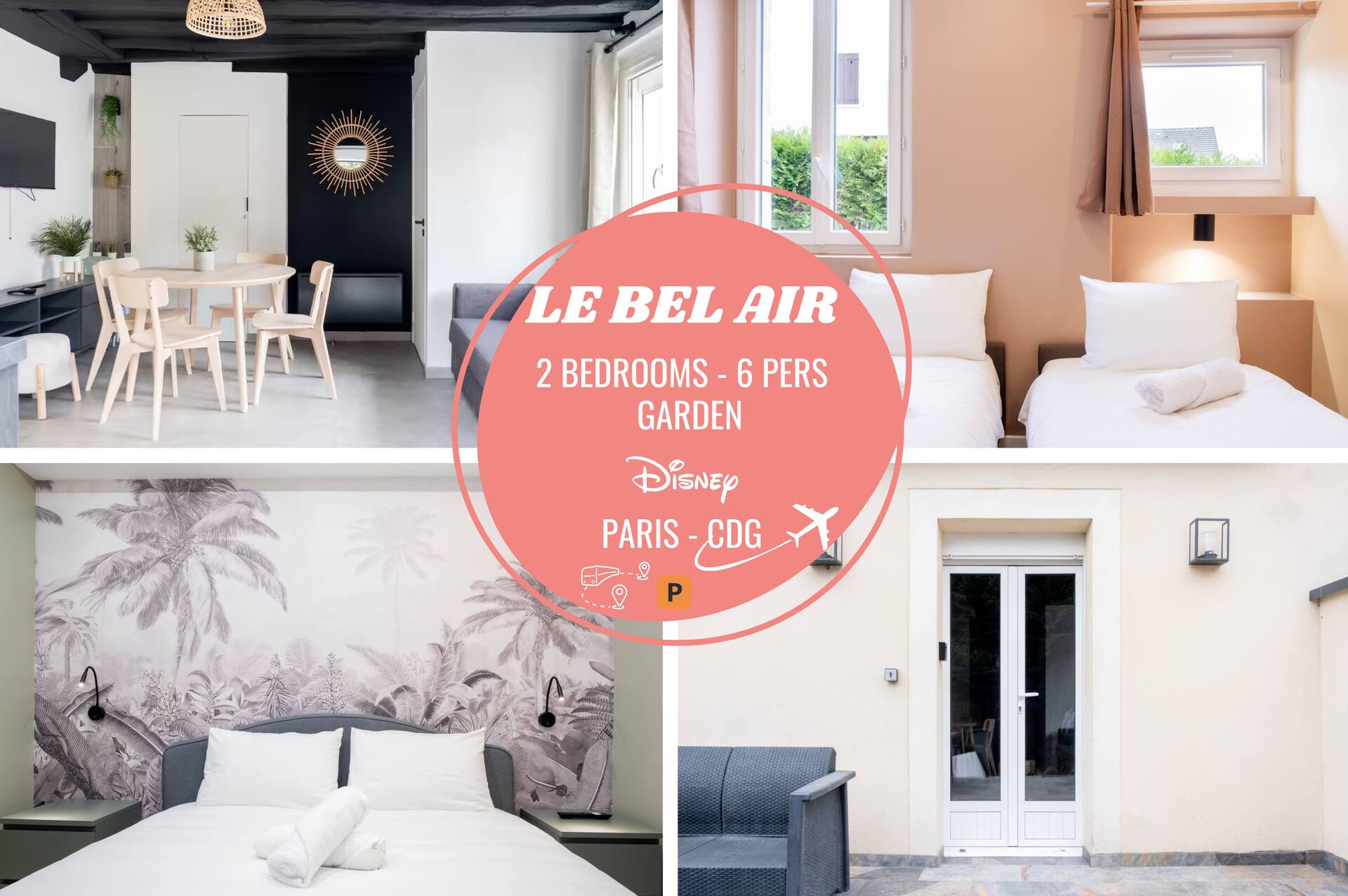 Le Bel Air - 6 pers - logement neuf proche Disney