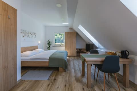 Double Room with bathroom, Farm stay in Bohinj