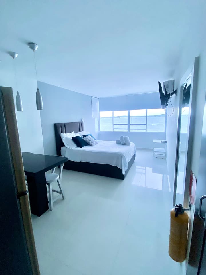 Aparta - studio Equipado with a double bed + 1 bed nido

لما مجموعه 3 أشخاص 

مع إطلالات جميلة على بحر قرطاجنة