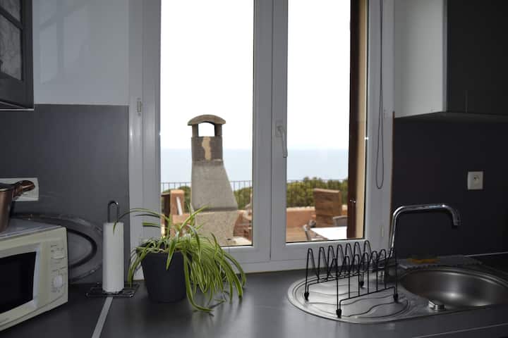 Maison Vue Mer ,4 Pers - Macinaggio