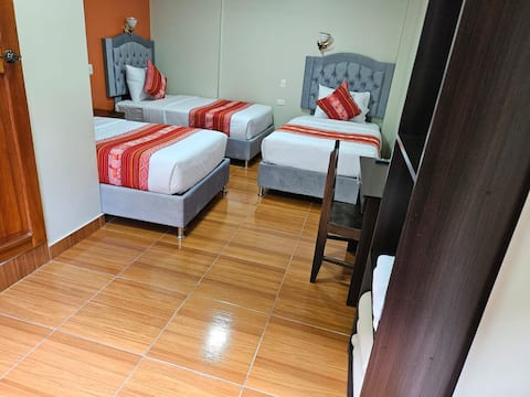Triple room with mountain view