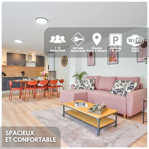 Le Gabriel, quiet and spacious T5 with parking
