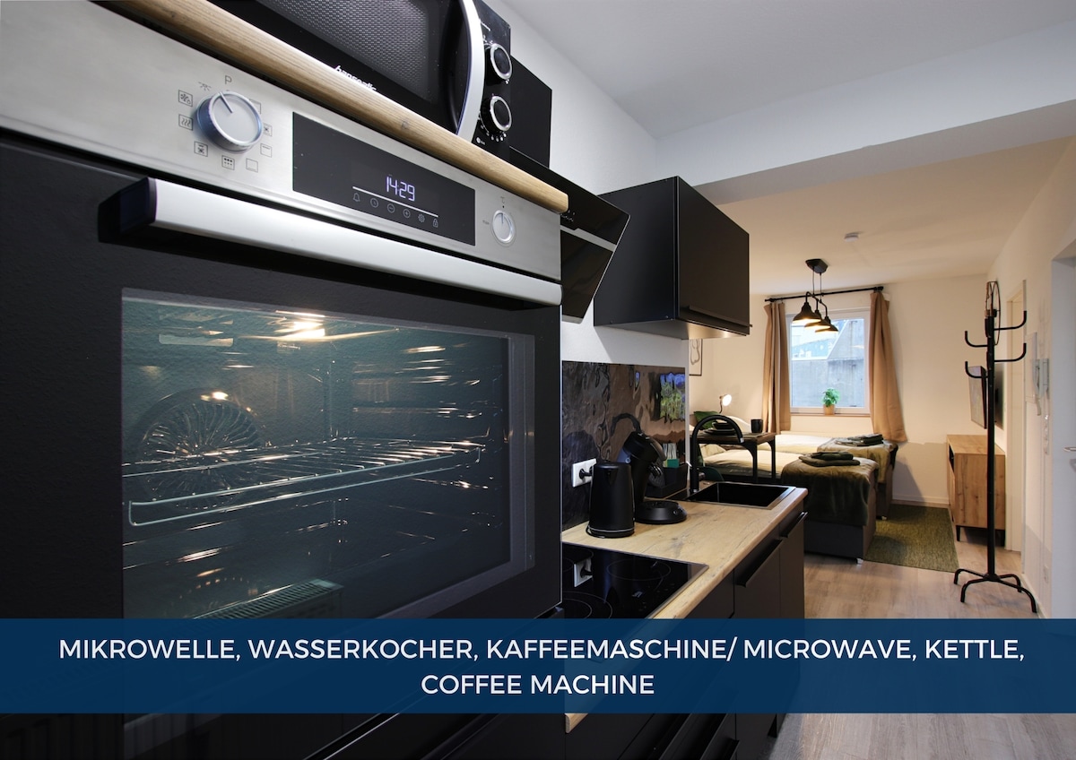 Popular Airbnb listing: 2 Pers - Fully Equipped - Central - Balcony - Long Term Disc. in Stadtkern
