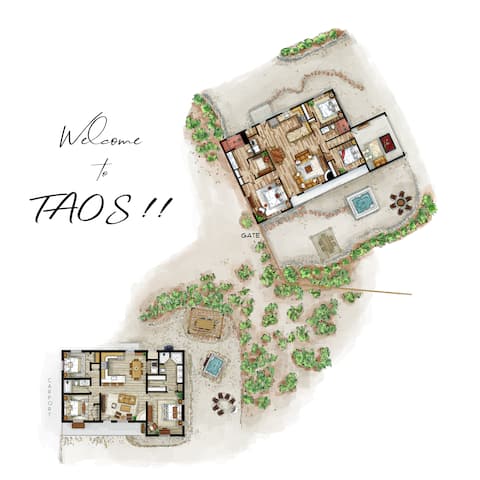 2 in 1, Stylish, Mtn Views, Patios, Hot Tubs