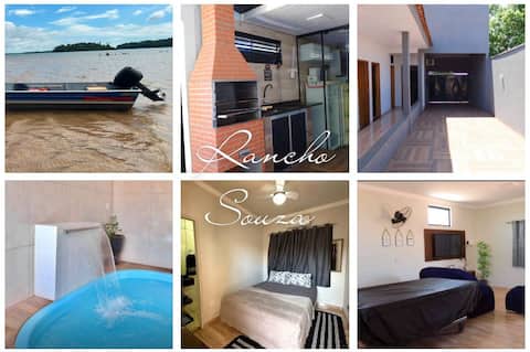 House/Ranch with swimming pool - 300 meters from the Balneário