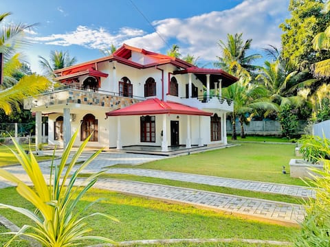 5 Min from Beach | Eco-Friendly 3BR Private Villa