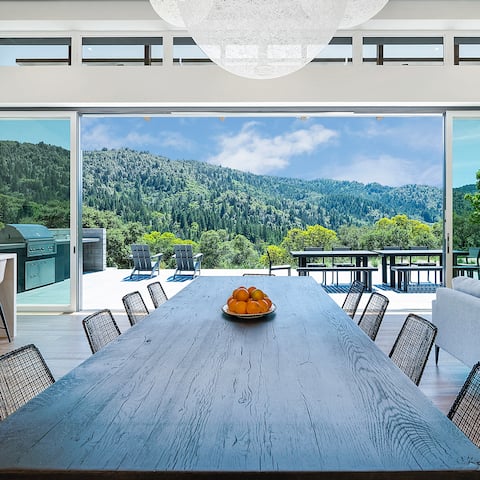 Modern, private Healdsburg oasis