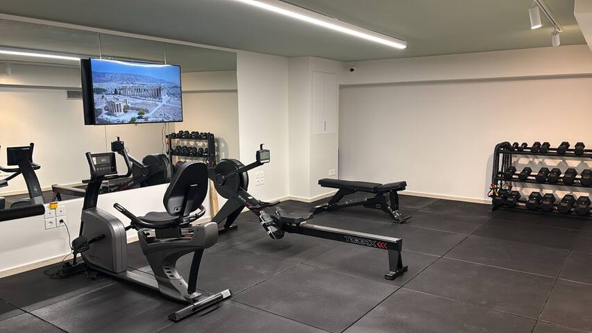 The Ark Athens – Spacious Flat W/ Rooftop & Gym gallery image 4