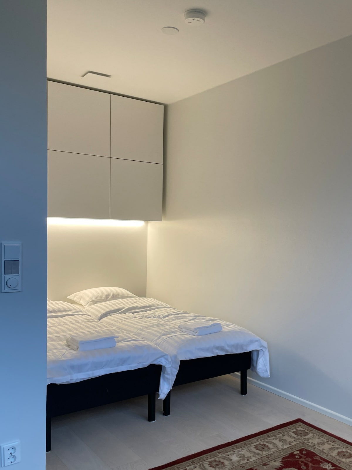 El espacio del dormitorio. Ofrecemos ropa de cama , ropa de cama y toallas.