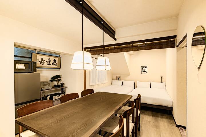 侘び寂び 新宿すぐ近くで日本の伝統を感じる 駅4分 6ベッド gallery image 2