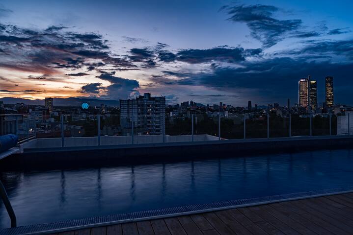 Condesa Amazing 3BrApt W/PrivateTerrace/Pool 6 PAX gallery image 4