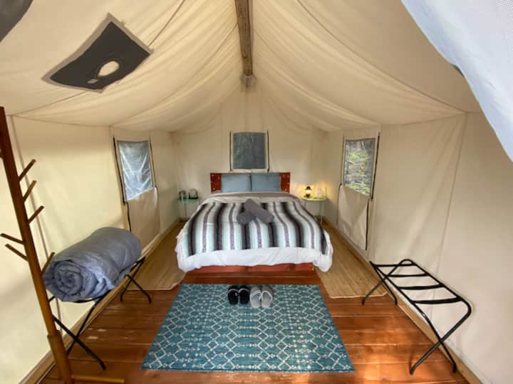 Alaskan Glamping - Cottonwood Tent-free Breakfast - Glacier View, AK
