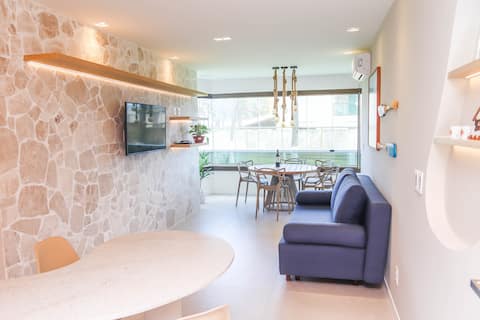 Imóvel de sucesso: Villas: Luxury, on the SAND, SEA view, with cleaning em Lauro De Freitas