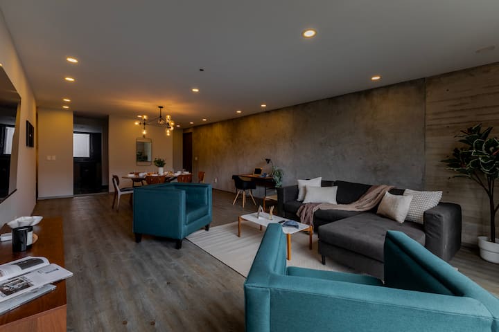 Stylish 3BR | Balcony Gym & Parking | Near Masaryk