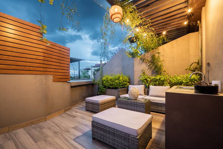 Exclusive Penthouse| Private Rooftop | Condesa gallery image 5