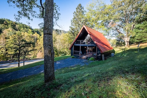 Spacious A-frame Oasis | Loaded Kitchen | Firepit