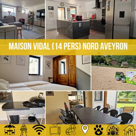 Maison Vidal, at the foot of Aubrac