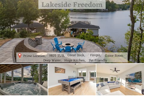 Hot Tub, Great Dock, Game Room, Pet Friendly