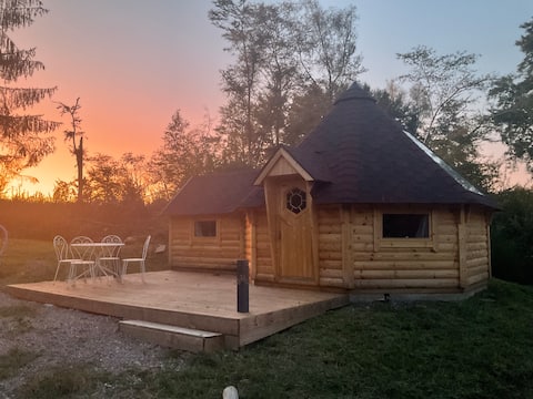 Cabane, Kota Gri’hôtes