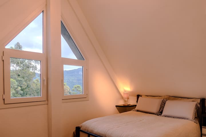 Quarto com vista incrivel.