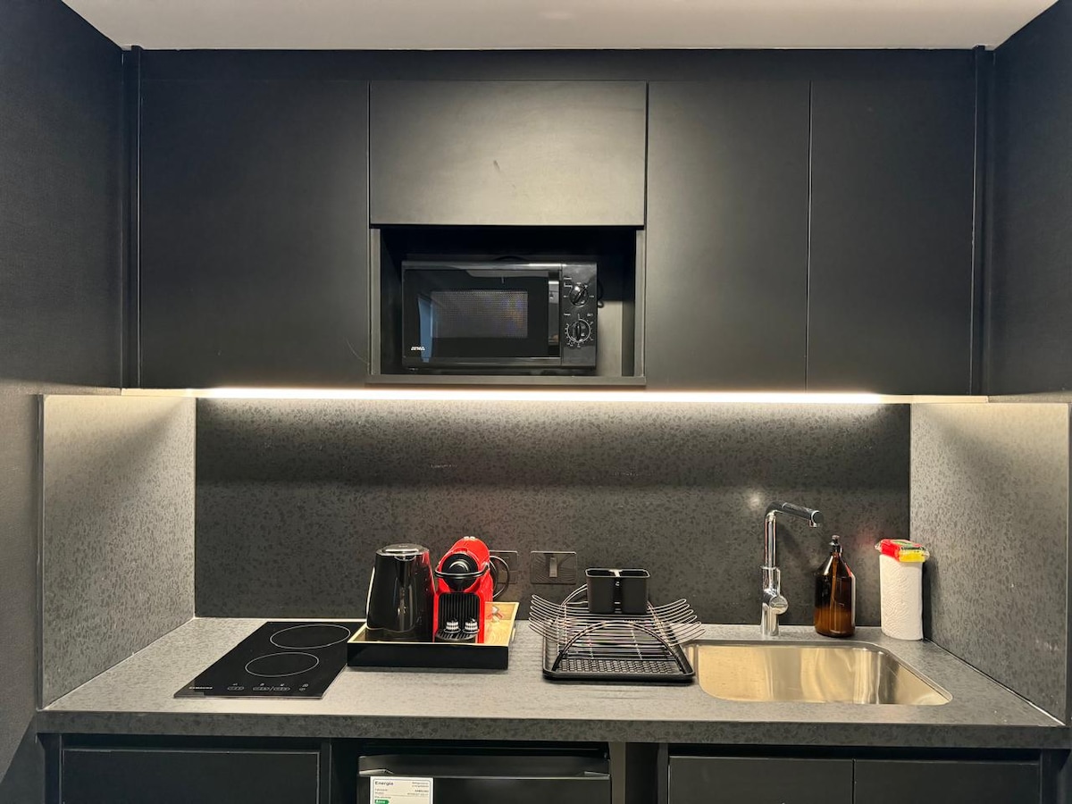 Studio con acceso a pileta climatizada