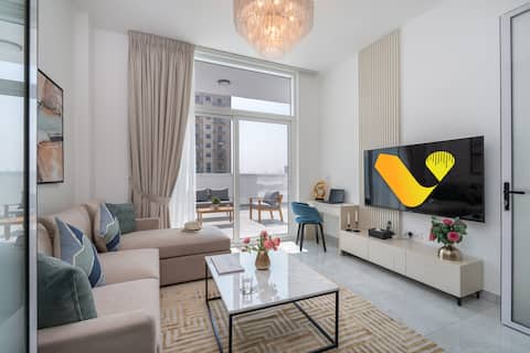 Top Airbnb: Vogue | Pearlz by Danube near Ibn Battuta Mall in Jebel Ali First