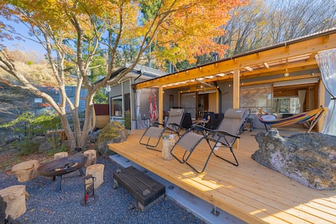 [Mt. Fuji View] Relax in the seasonal forest and sauna at Shuzenji's hidden inn/Private terrace/Shuz