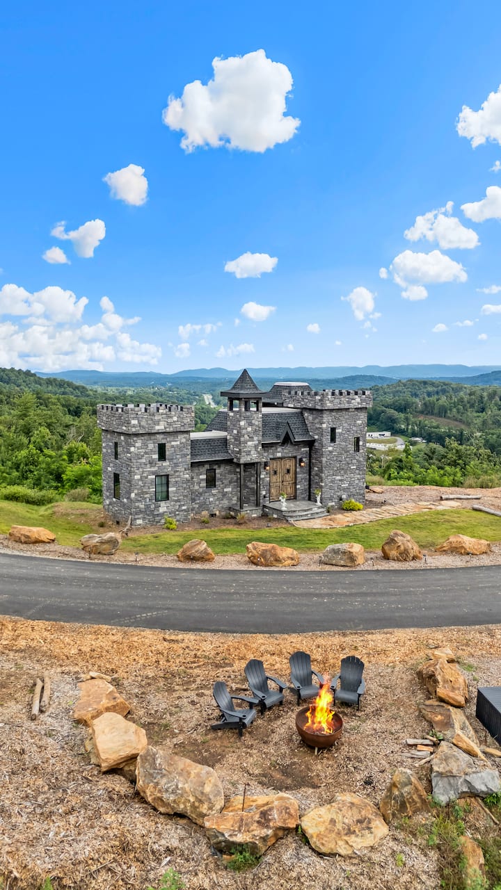 Castle In Nc Windswept Castle | Mountain Views, 10 min from AVL - Castles for Rent ...