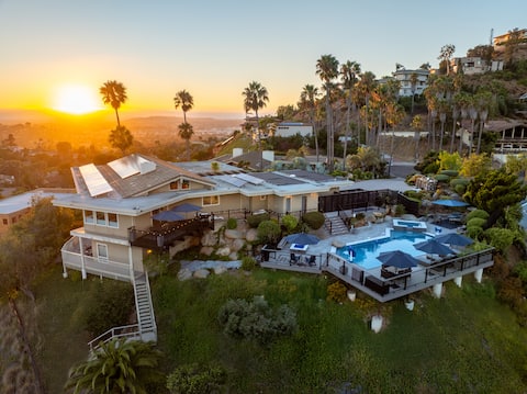 Angels Pt Estate, Pool, Arcade, 8 Beds, Ocean View