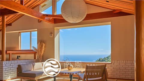 A villa with a superb view of the Izu Sea, where you can enjoy an extraordinary experience with a sa