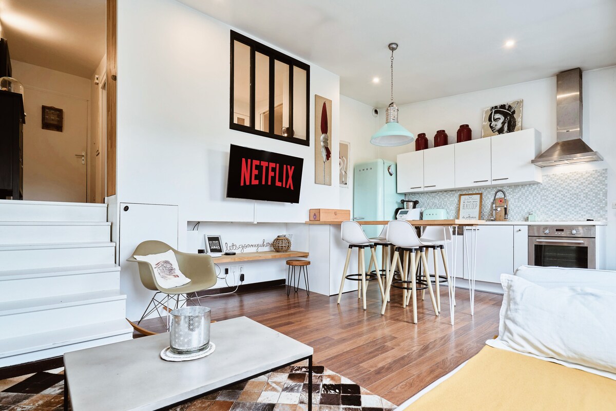 Airbnb performant: Elegant and modern private mansion à La Madeleine